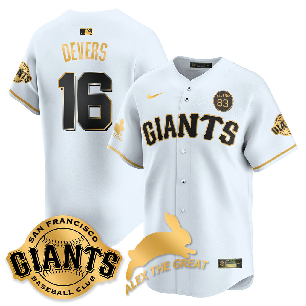 Custom San Francisco Giants "Alex the Great" Rabbit Memories 2025 Jersey - All Stitched