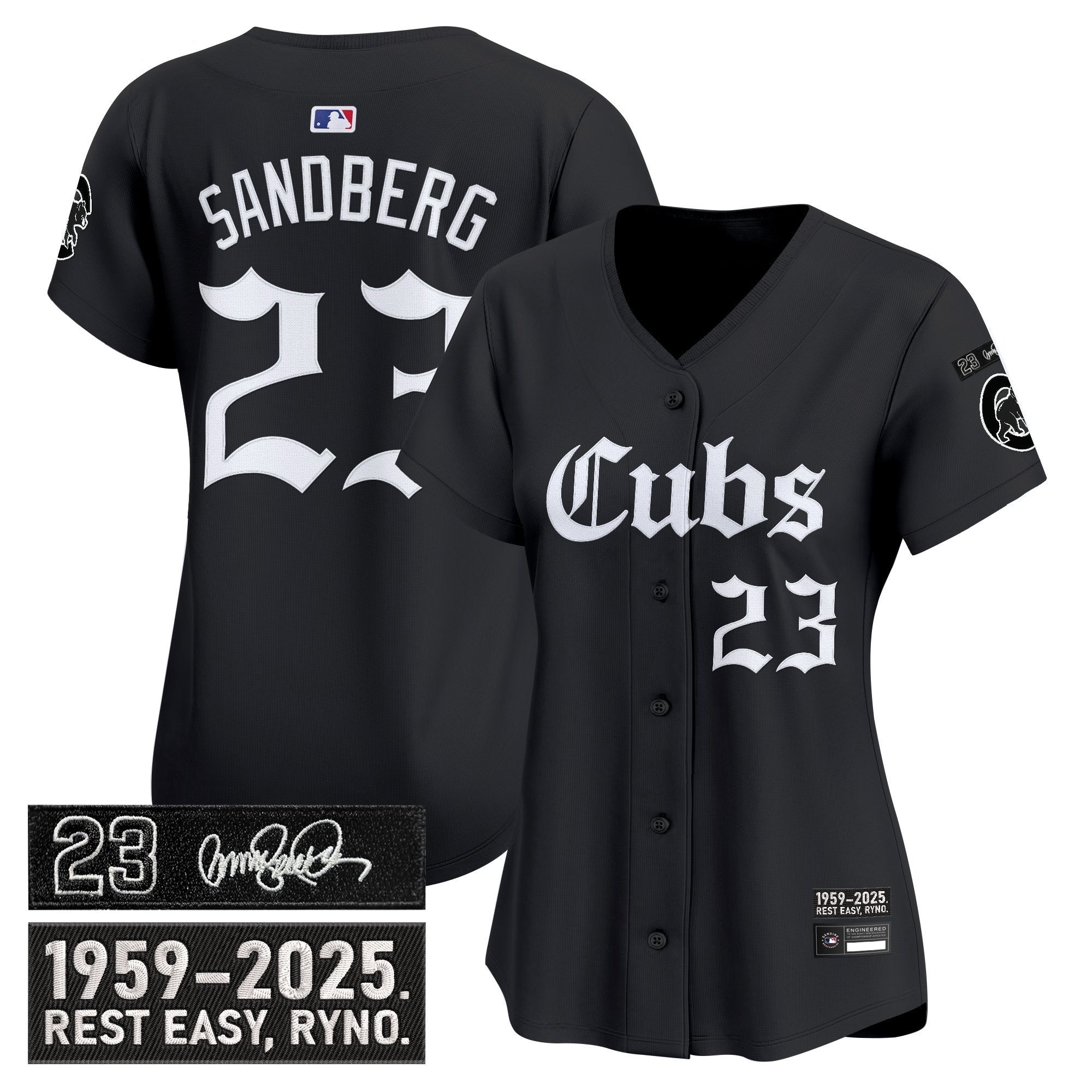 Women's CHC 'Ryne Sandberg Tribute' Vapor Premier Limited Jersey - Gothic Edition - All Stitched