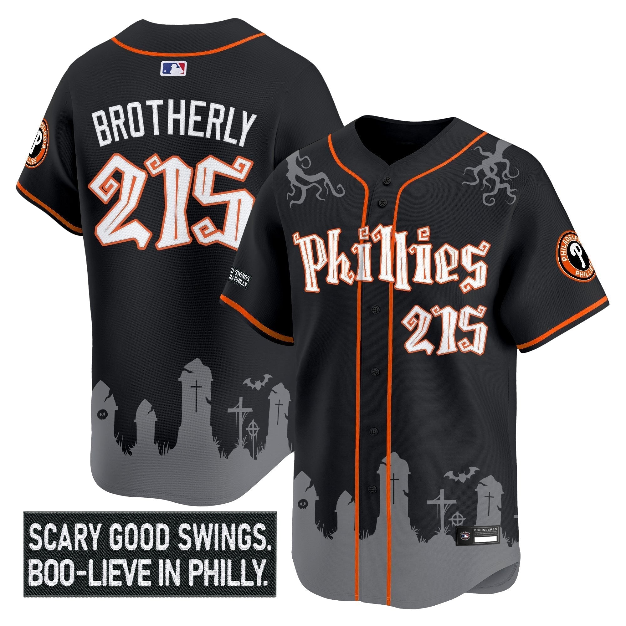 PHI 'Halloween Spooky Edition' Premier Limited Jersey - Stitched