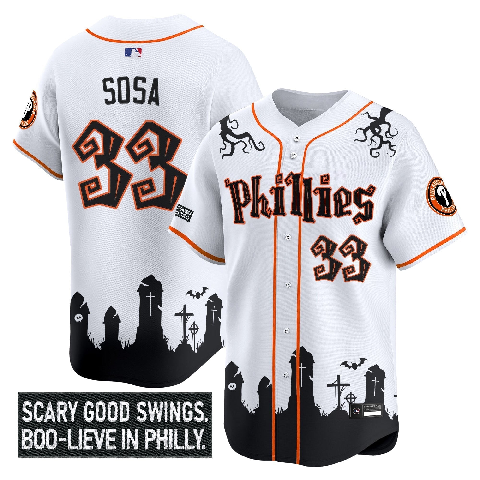 PHI 'Halloween Spooky Edition' Premier Limited Jersey - Stitched
