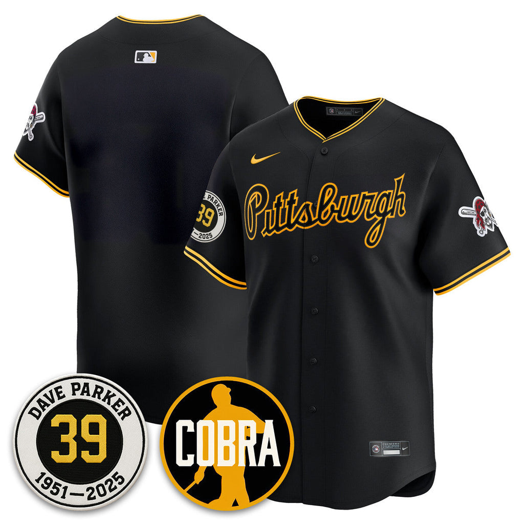 PIT Memories Dave Parker Jersey- â€œCOBRAâ€ Patch - All Stitched