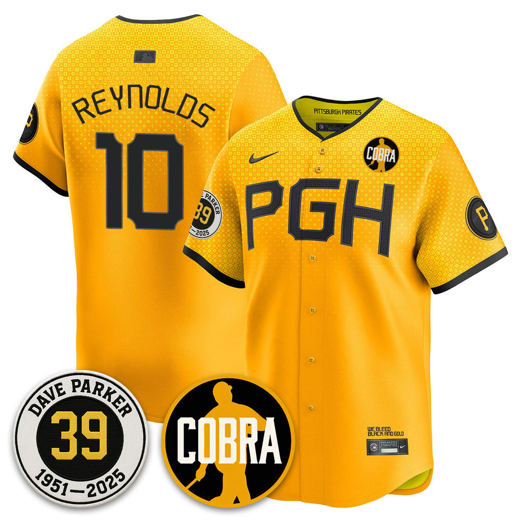 PIT Memories Dave Parker Jersey- â€œCOBRAâ€ Patch - All Stitched