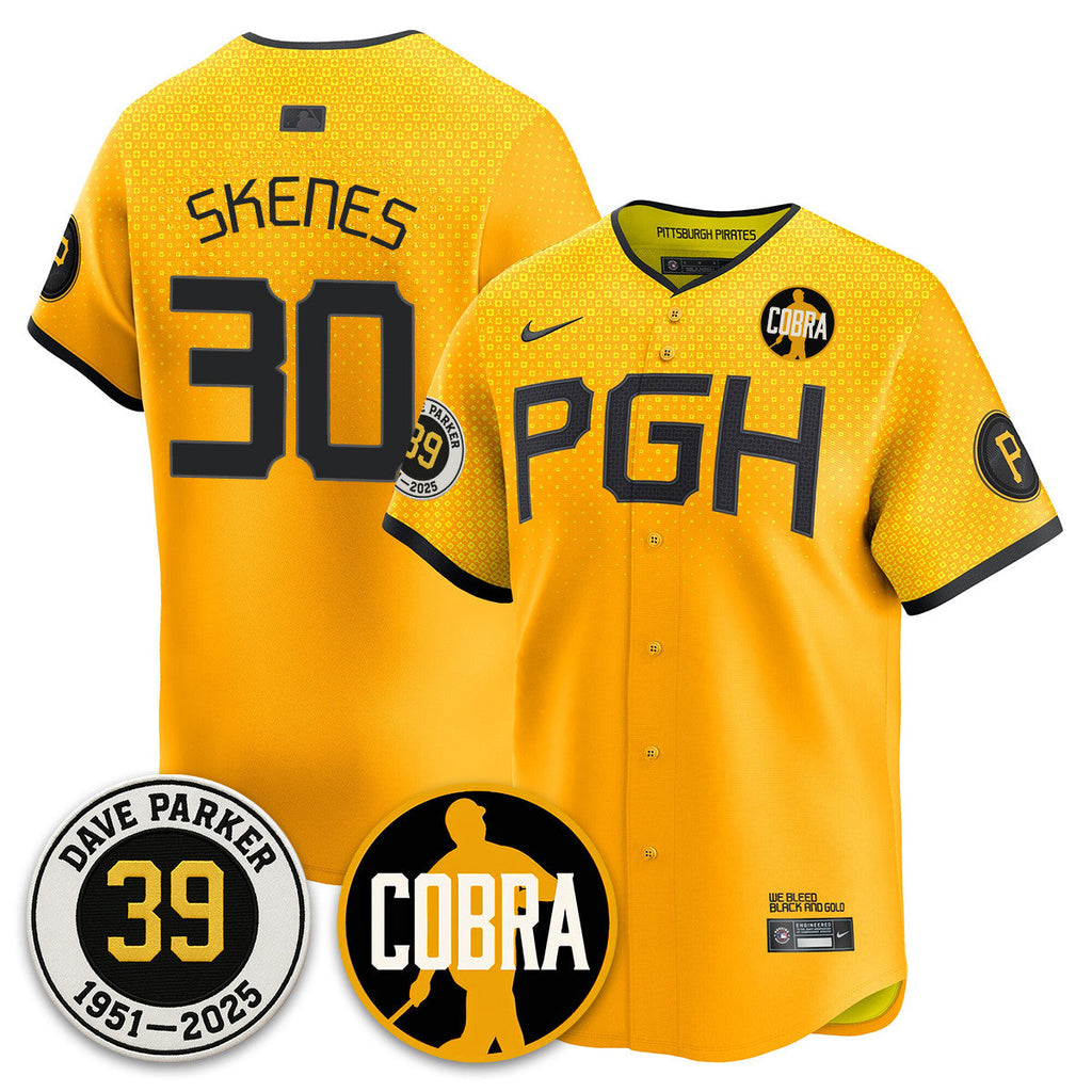 PIT Memories Dave Parker Jersey- â€œCOBRAâ€ Patch - All Stitched