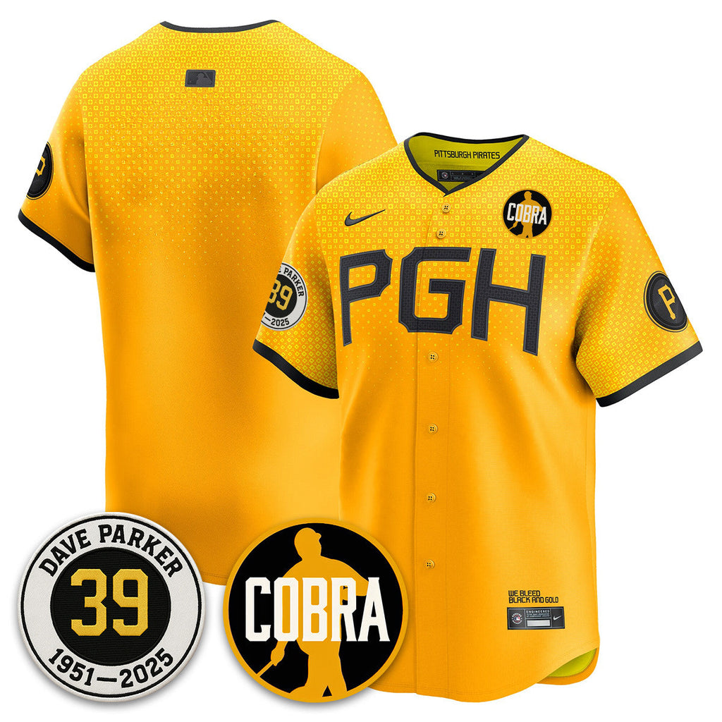 PIT Memories Dave Parker Jersey- â€œCOBRAâ€ Patch - All Stitched