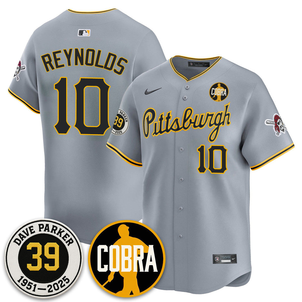 PIT Memories Dave Parker Jersey- â€œCOBRAâ€ Patch - All Stitched