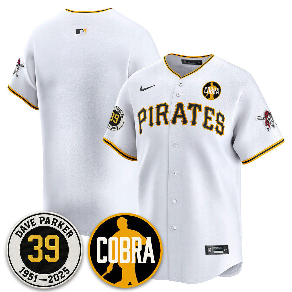 PIT Memories Dave Parker Jersey- â€œCOBRAâ€ Patch - All Stitched
