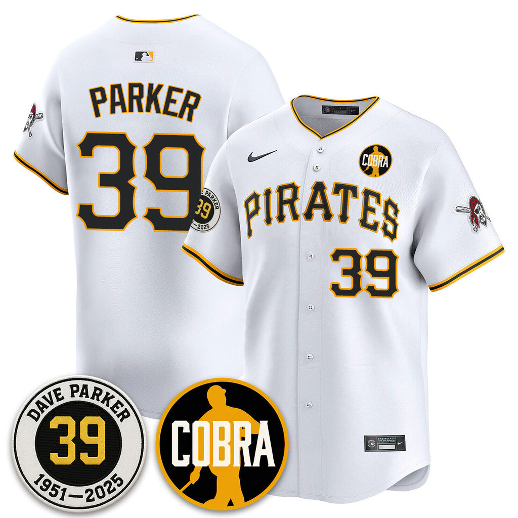 PIT Memories Dave Parker Jersey- â€œCOBRAâ€ Patch - All Stitched