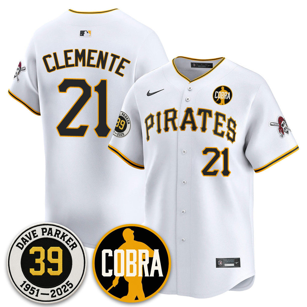 PIT Memories Dave Parker Jersey- â€œCOBRAâ€ Patch - All Stitched
