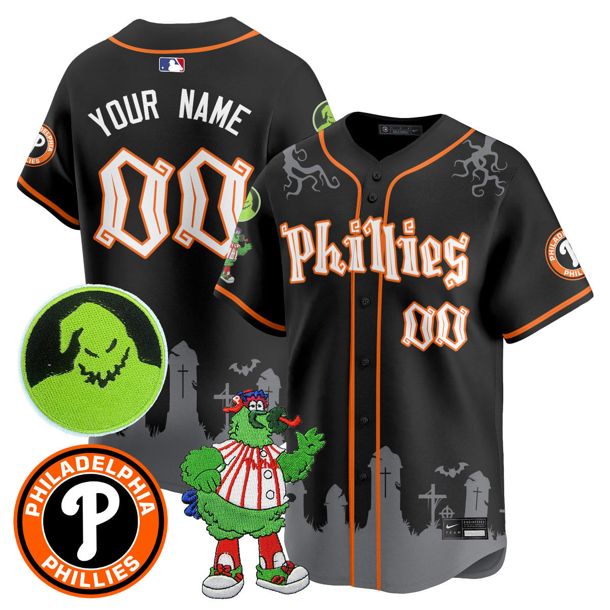 PHI Oogie Boogie & Phanatic Premier Limited Jersey - All Stitched