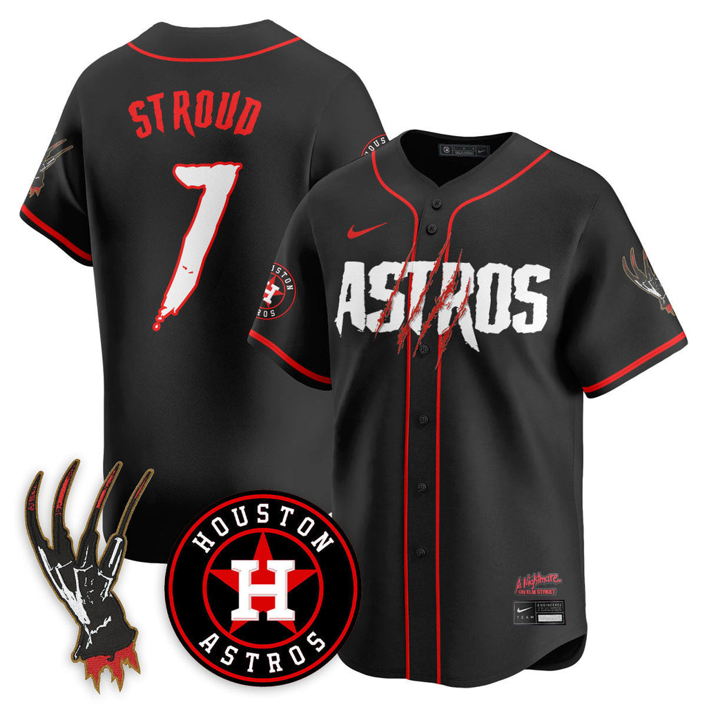 HOU "A Nightmare on Elm Street" Jersey - Stitched