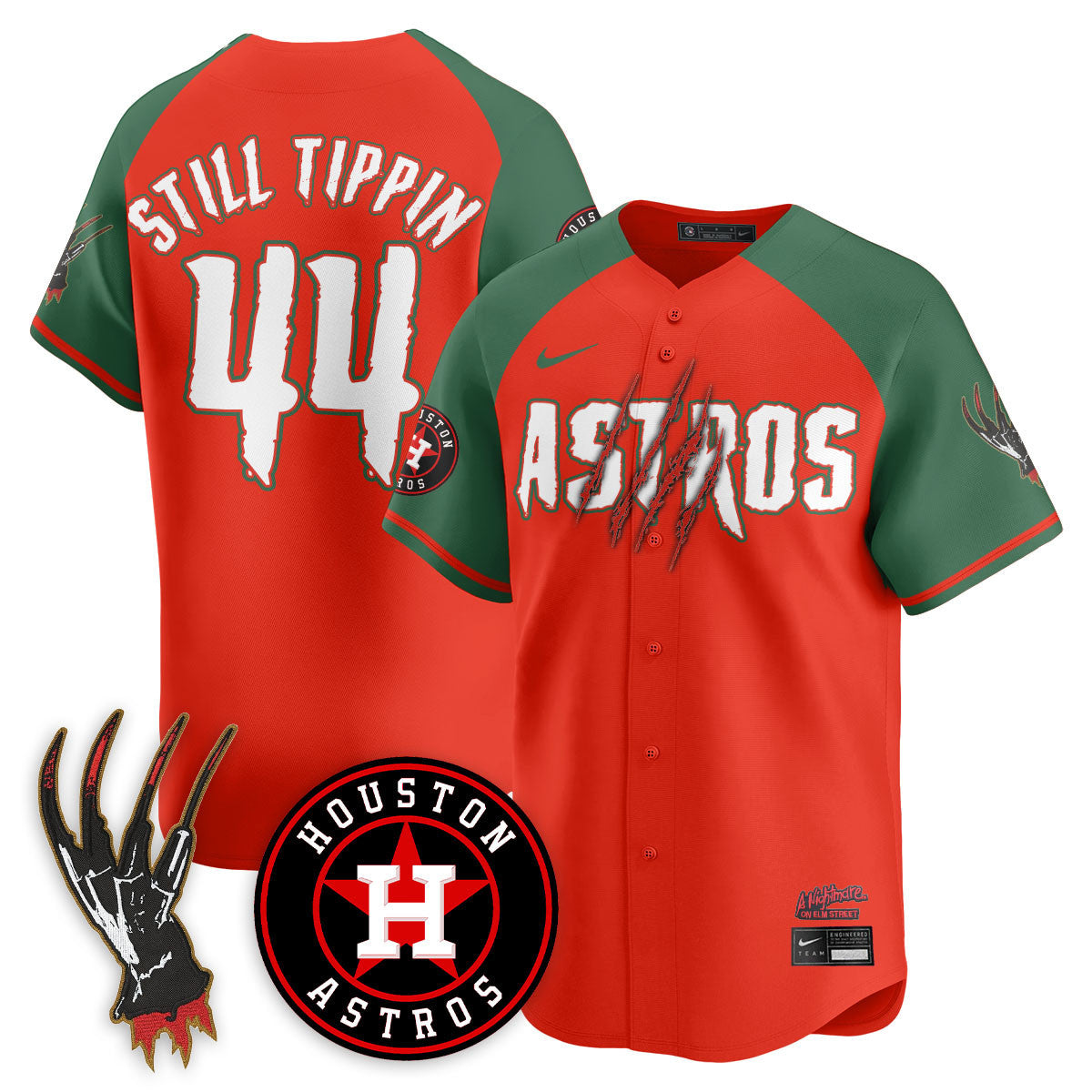 HOU "A Nightmare on Elm Street" Men Jersey - Stitched