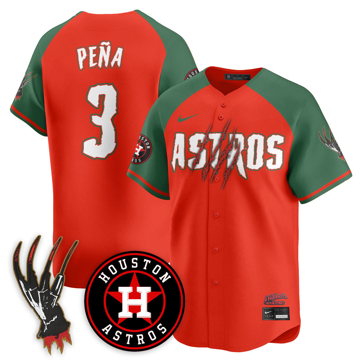 HOU "A Nightmare on Elm Street" Men Jersey - Stitched