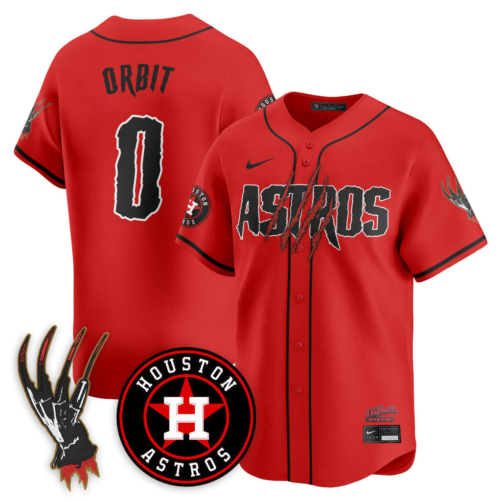 HOU "A Nightmare on Elm Street" Men Jersey - Stitched