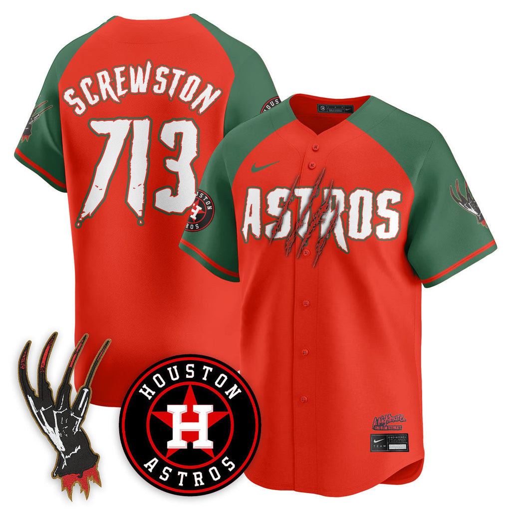 HOU "A Nightmare on Elm Street" Men Jersey - Stitched
