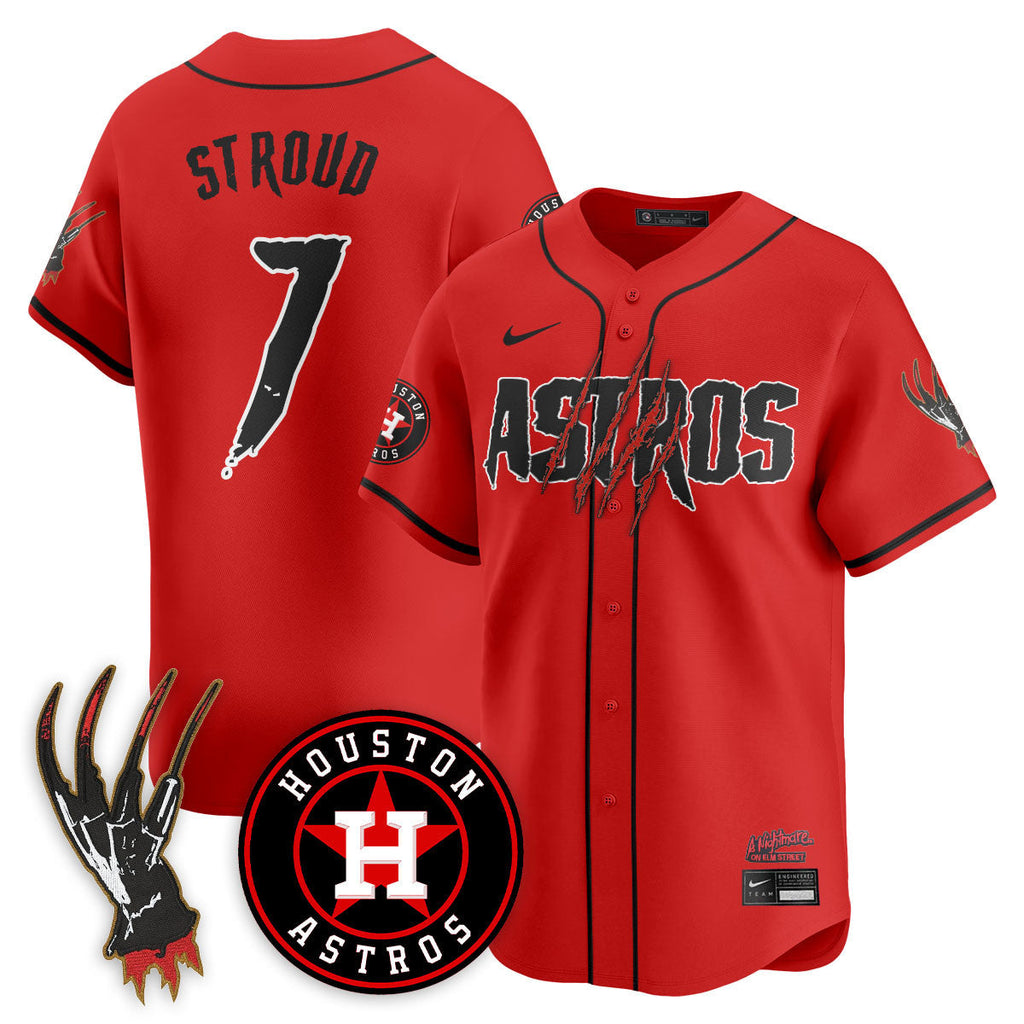 HOU "A Nightmare on Elm Street" Men Jersey - Stitched