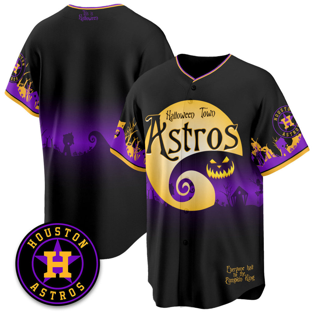 HOU "Halloween Town" Limited Jersey - Stitched