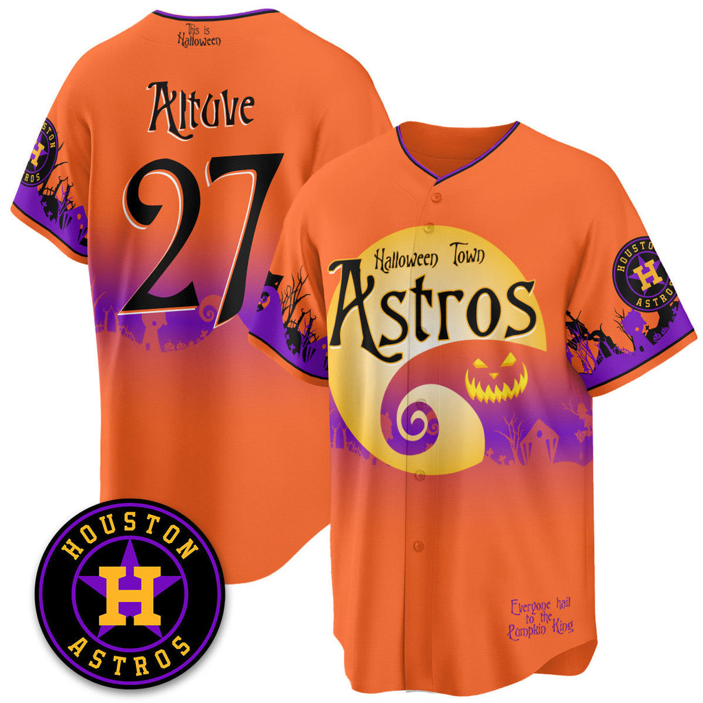 HOU "Halloween Town" Limited Men Jersey - Stitched