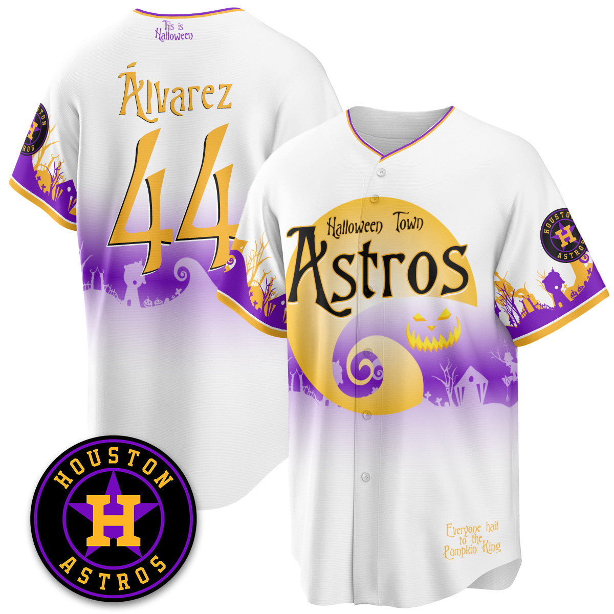 HOU "Halloween Town" Limited Jersey - Stitched