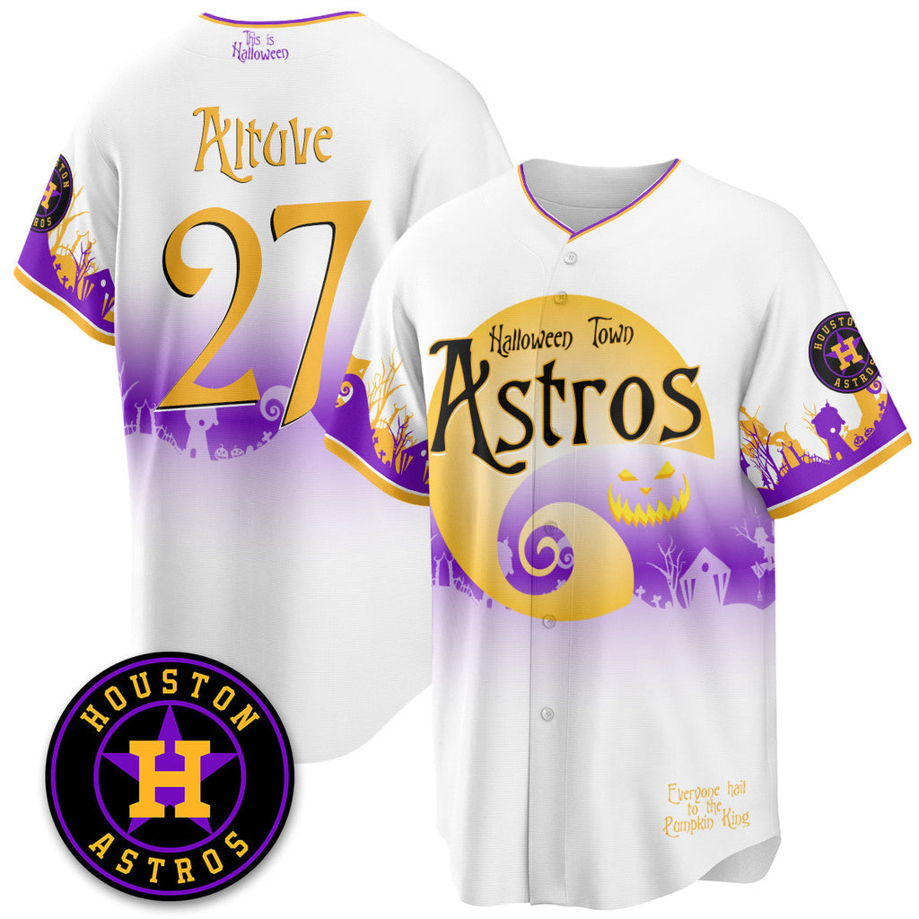 HOU "Halloween Town" Limited Men Jersey - Stitched