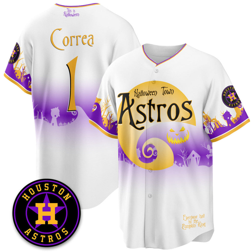 HOU "Halloween Town" Limited Jersey - Stitched
