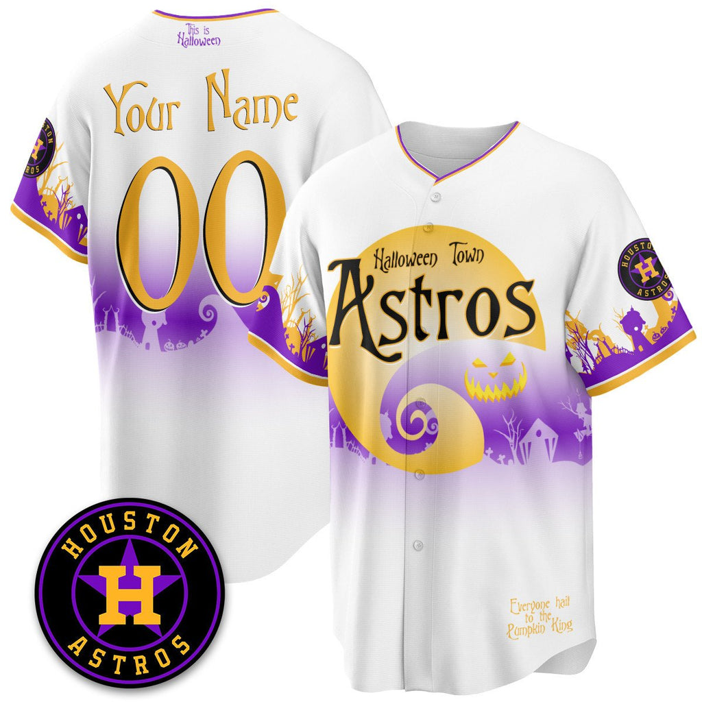 HOU "Halloween Town" Limited Jersey - Stitched
