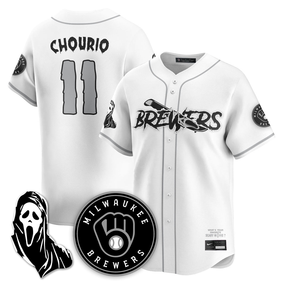 MIL "Scream Ghostface" Jersey - All Stitched