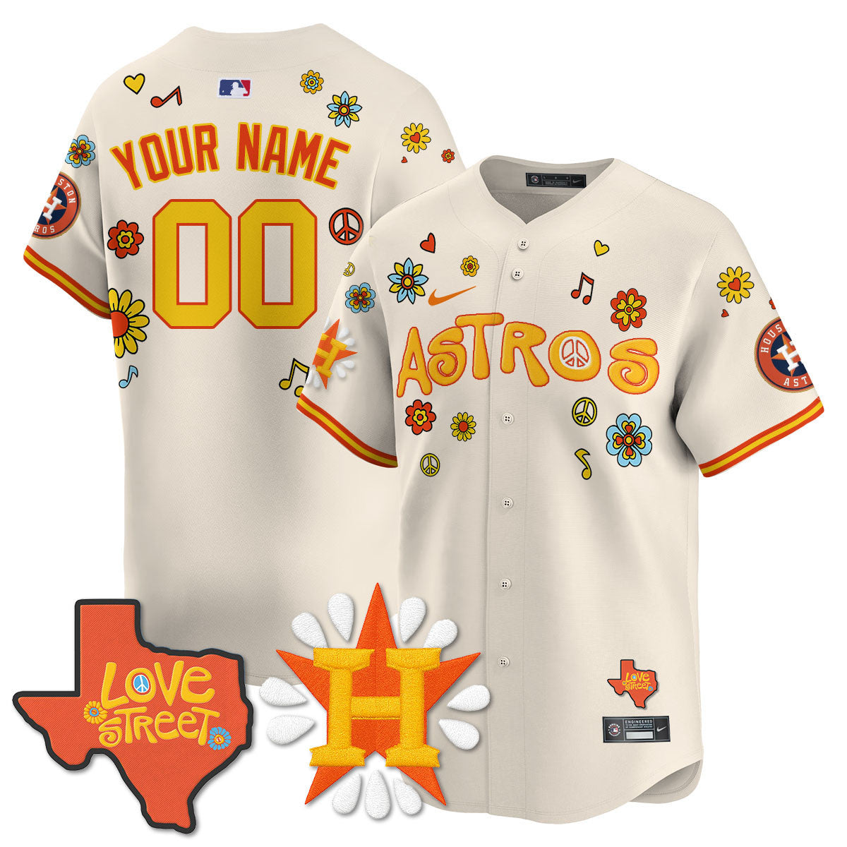 HOU "Love Street" Limited Jersey - All Stitched