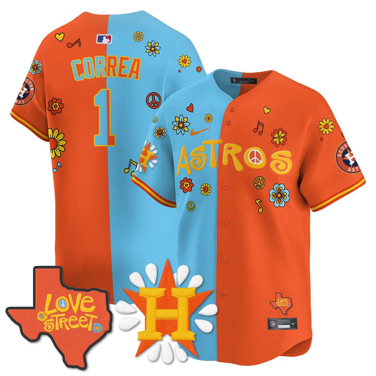 HOU "Love Street" Limited Jersey - All Stitched