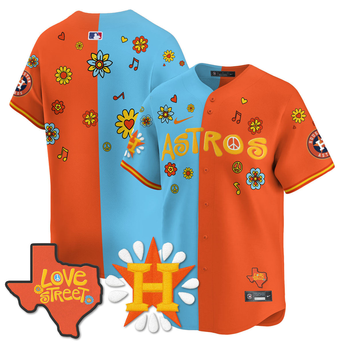 HOU "Love Street" Limited Jersey - All Stitched