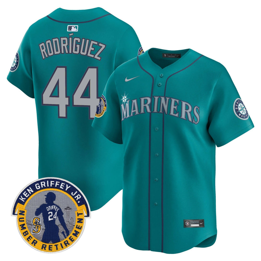 SEA 2025 Ken Griffey Jr. Patch Vapor Premier Limited Jersey - All Stitched