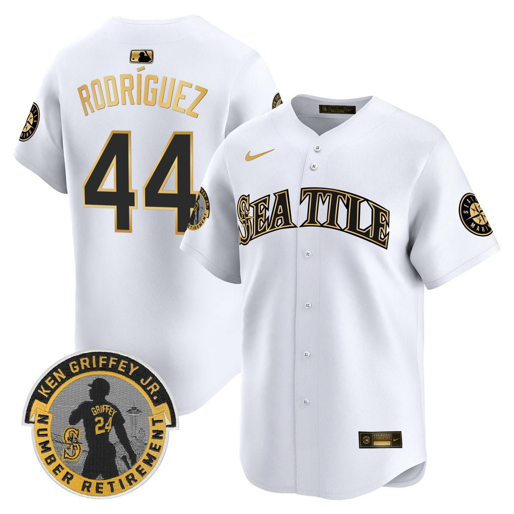 SEA 2025 Ken Griffey Jr. Patch Vapor Premier Limited Men Jersey - All Stitched