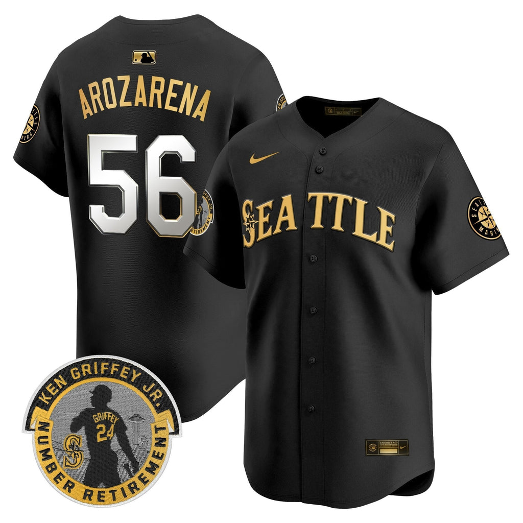 SEA 2025 Ken Griffey Jr. Patch Vapor Premier Limited Jersey - All Stitched