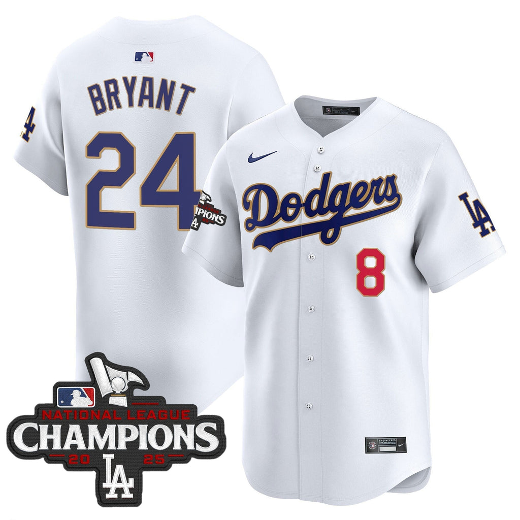 Dodgers 2025 National League Champions Vapor Premier Limited Jersey - All Stitched