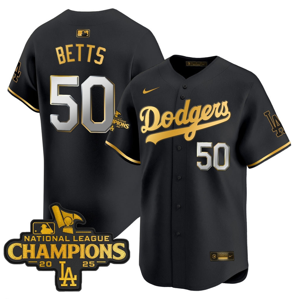 Dodgers 2025 National League Champions Vapor Premier Limited Jersey - All Stitched
