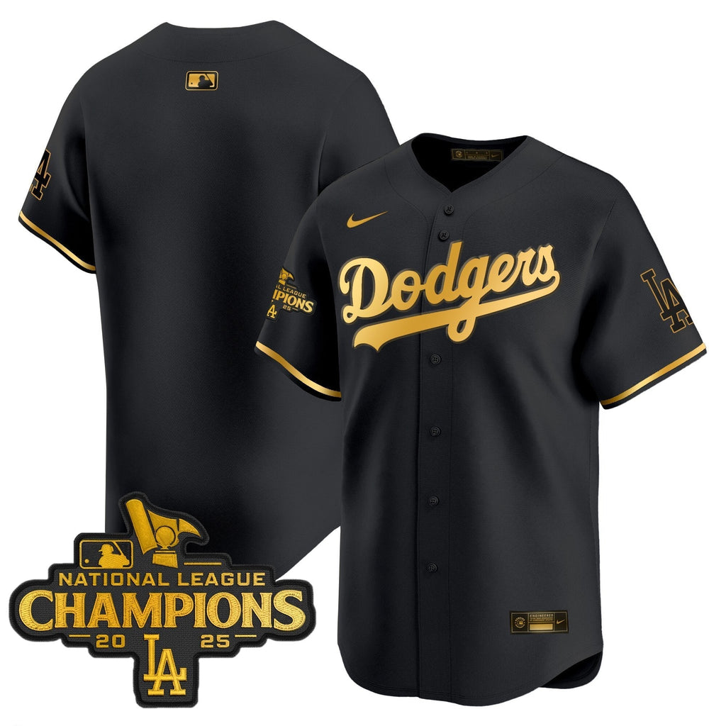 Dodgers 2025 National League Champions Vapor Premier Limited Jersey - All Stitched