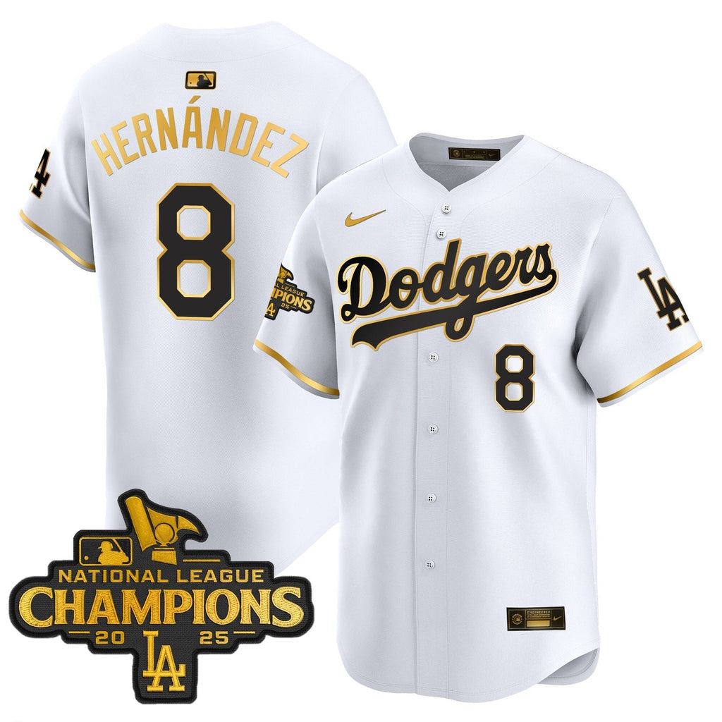 Dodgers 2025 National League Champions Vapor Premier Limited Jersey - All Stitched