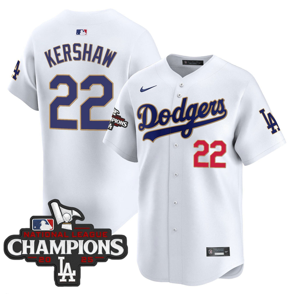 Dodgers 2025 National League Champions Vapor Premier Limited Jersey - All Stitched