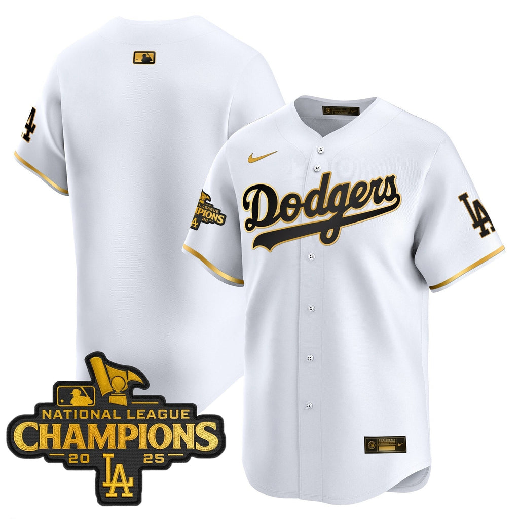 Dodgers 2025 National League Champions Vapor Premier Limited Jersey - All Stitched
