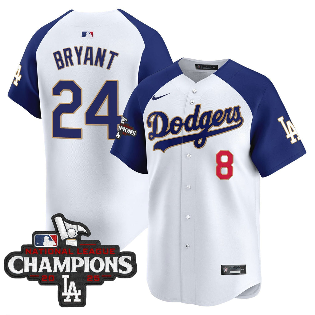 Dodgers 2025 National League Champions Vapor Premier Limited Jersey - All Stitched