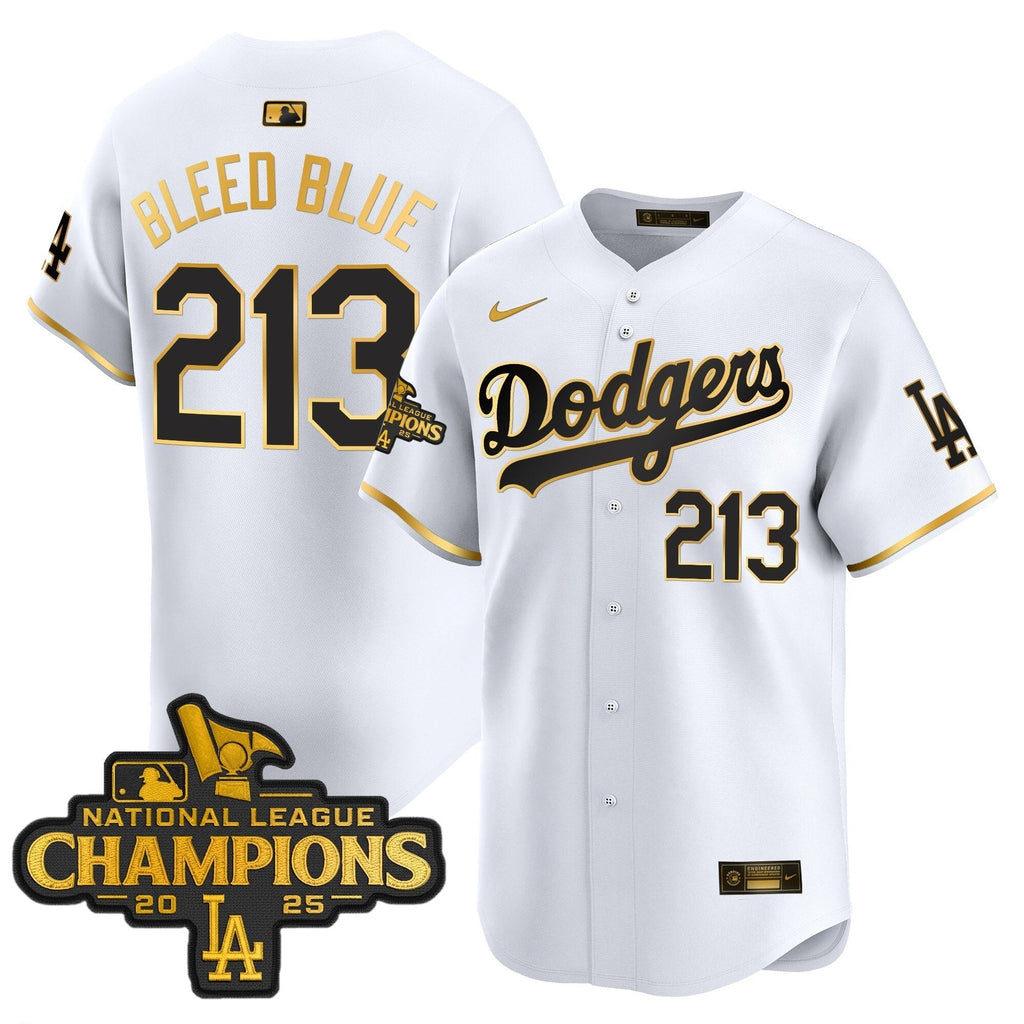 Dodgers 2025 National League Champions Vapor Premier Limited Jersey - All Stitched