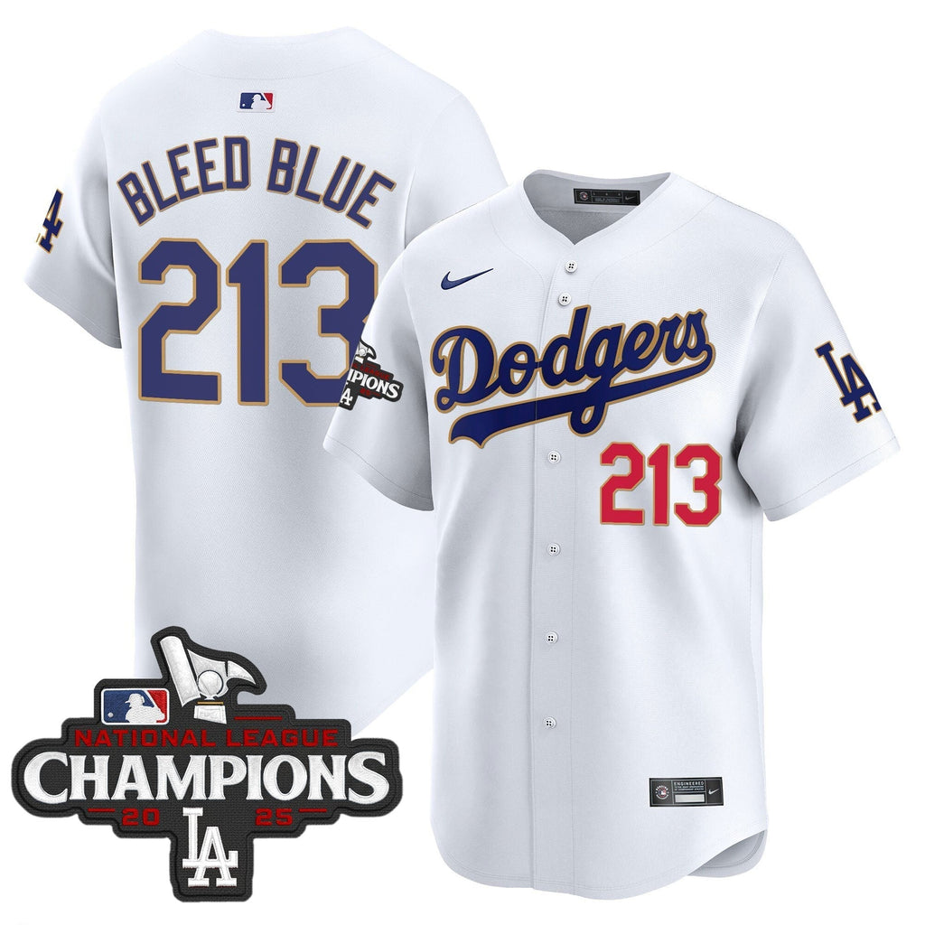 Dodgers 2025 National League Champions Vapor Premier Limited Jersey - All Stitched