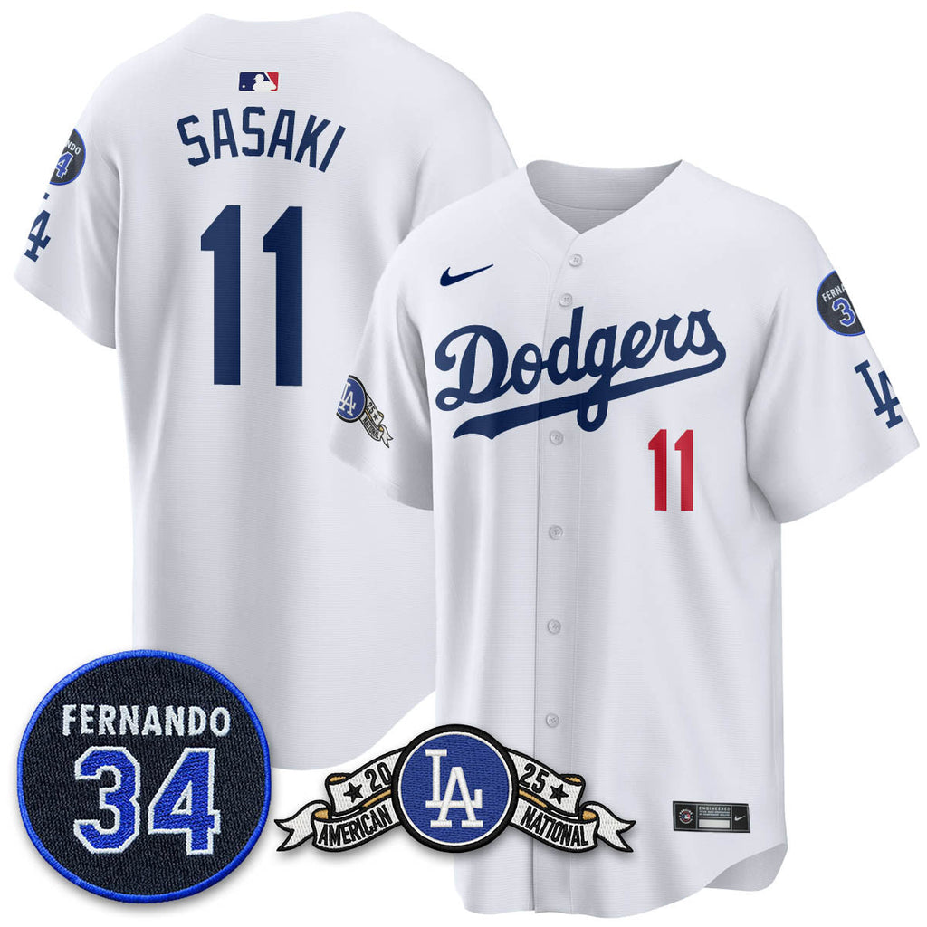 LAD 2025 National League Champions Men Jersey - All Stitched