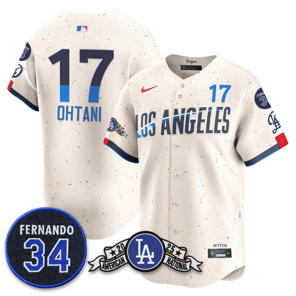 LAD 2025 National League Champions Men Jersey - All Stitched