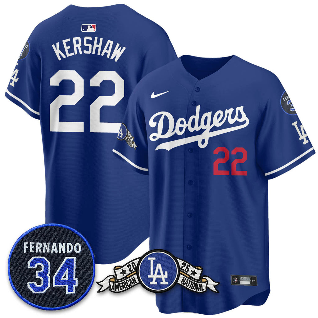 LAD 2025 National League Champions Men Jersey - All Stitched