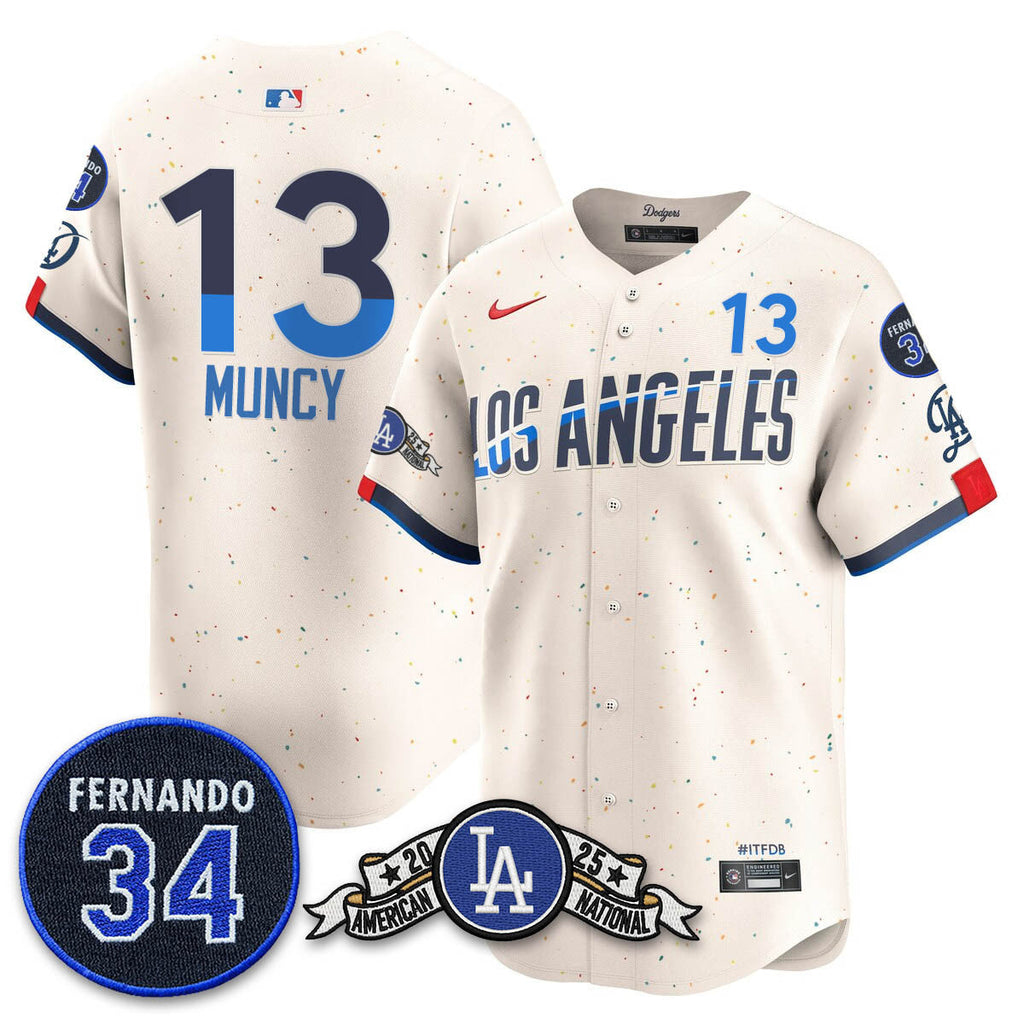 LAD 2025 National League Champions Men Jersey - All Stitched