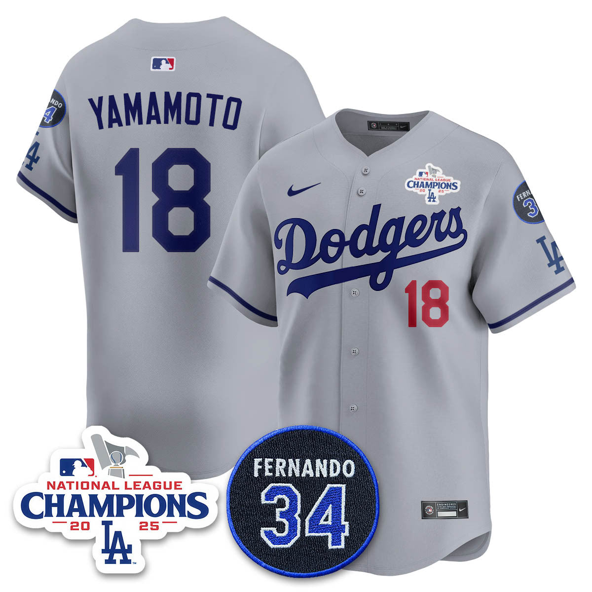 LAD 2025 NL Champions Men Jersey - All Stitched