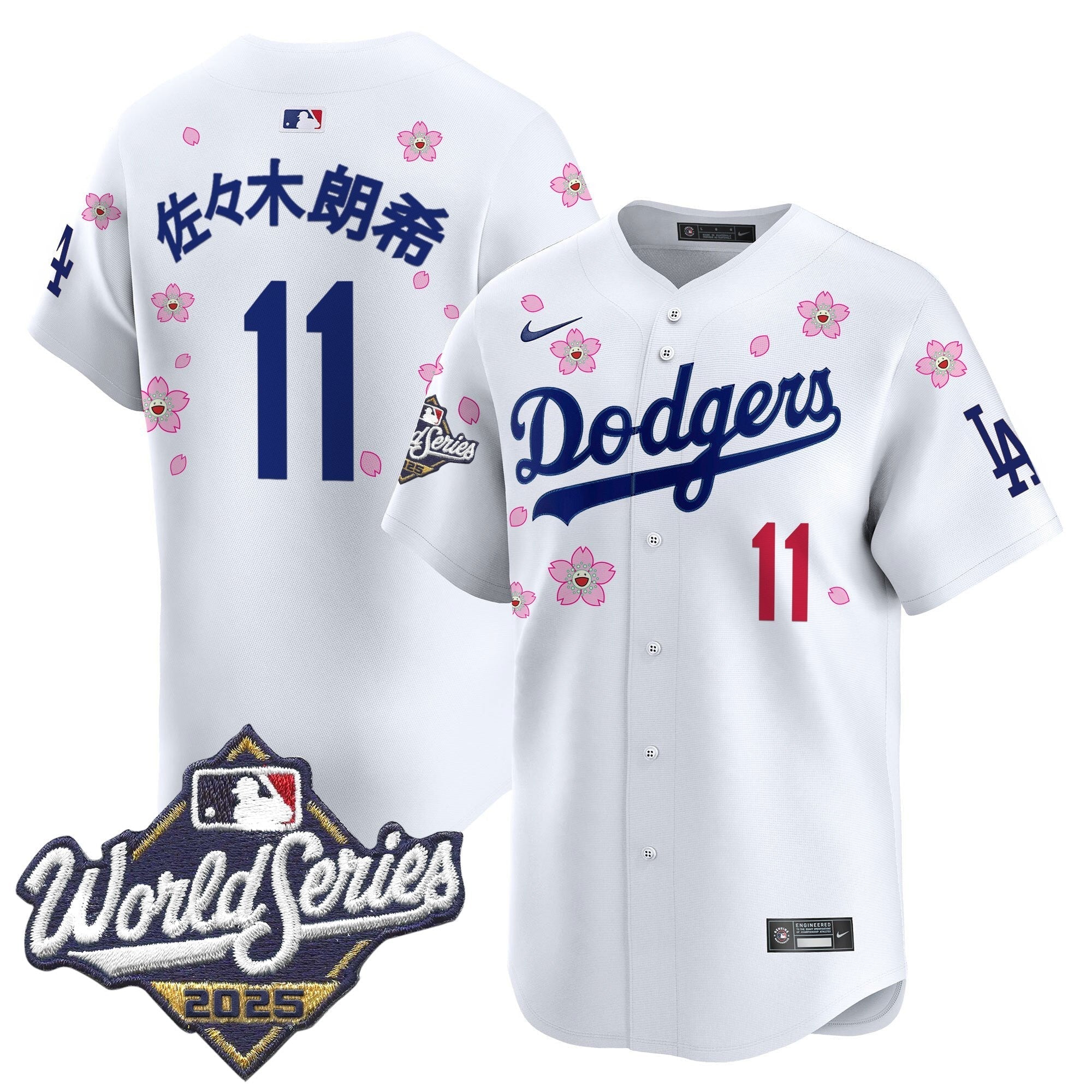 Dodgers 2025 World Series x Tokyo Series Vapor Premier Limited Jersey - All Stitched