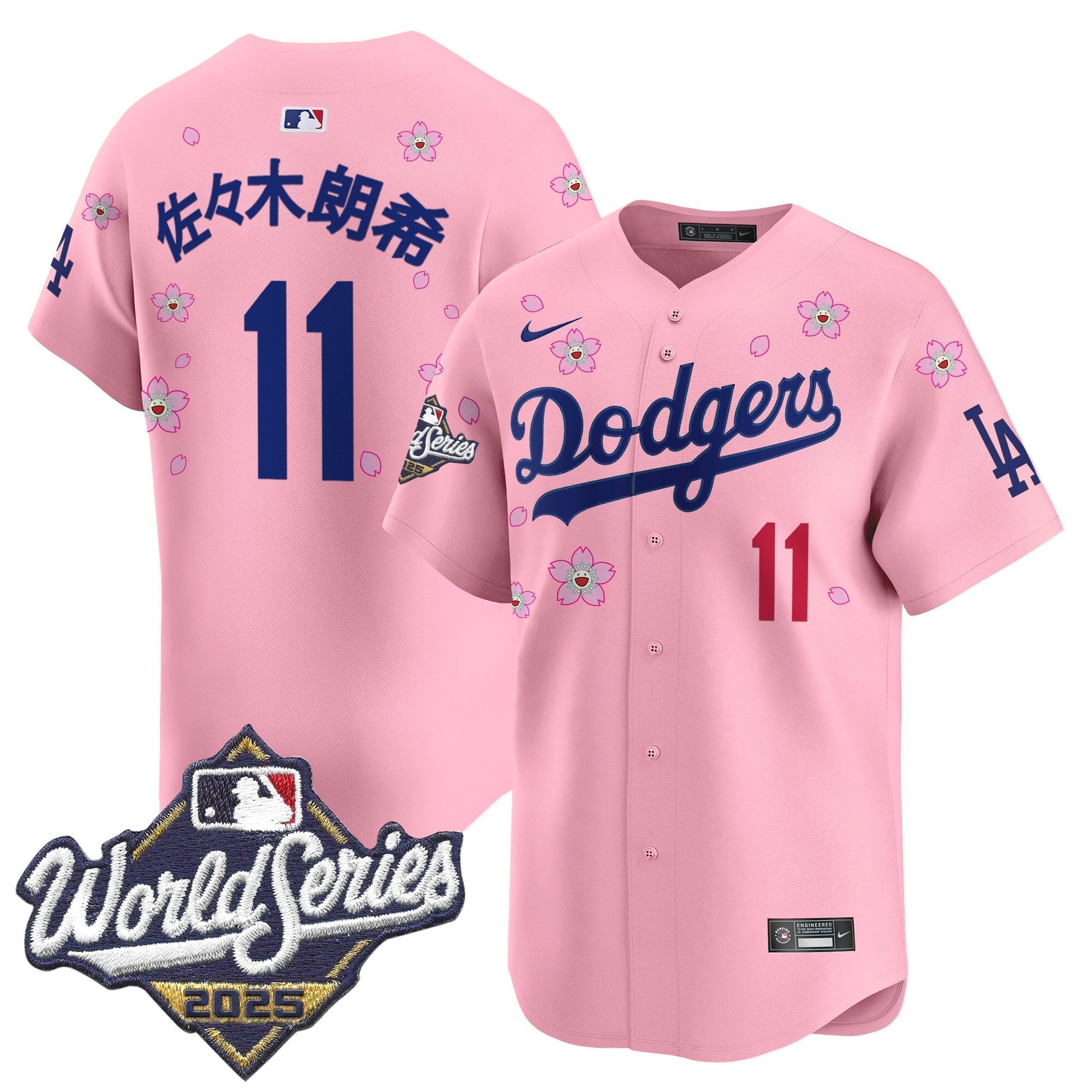 Dodgers 2025 World Series x Tokyo Series Vapor Premier Limited Jersey - All Stitched