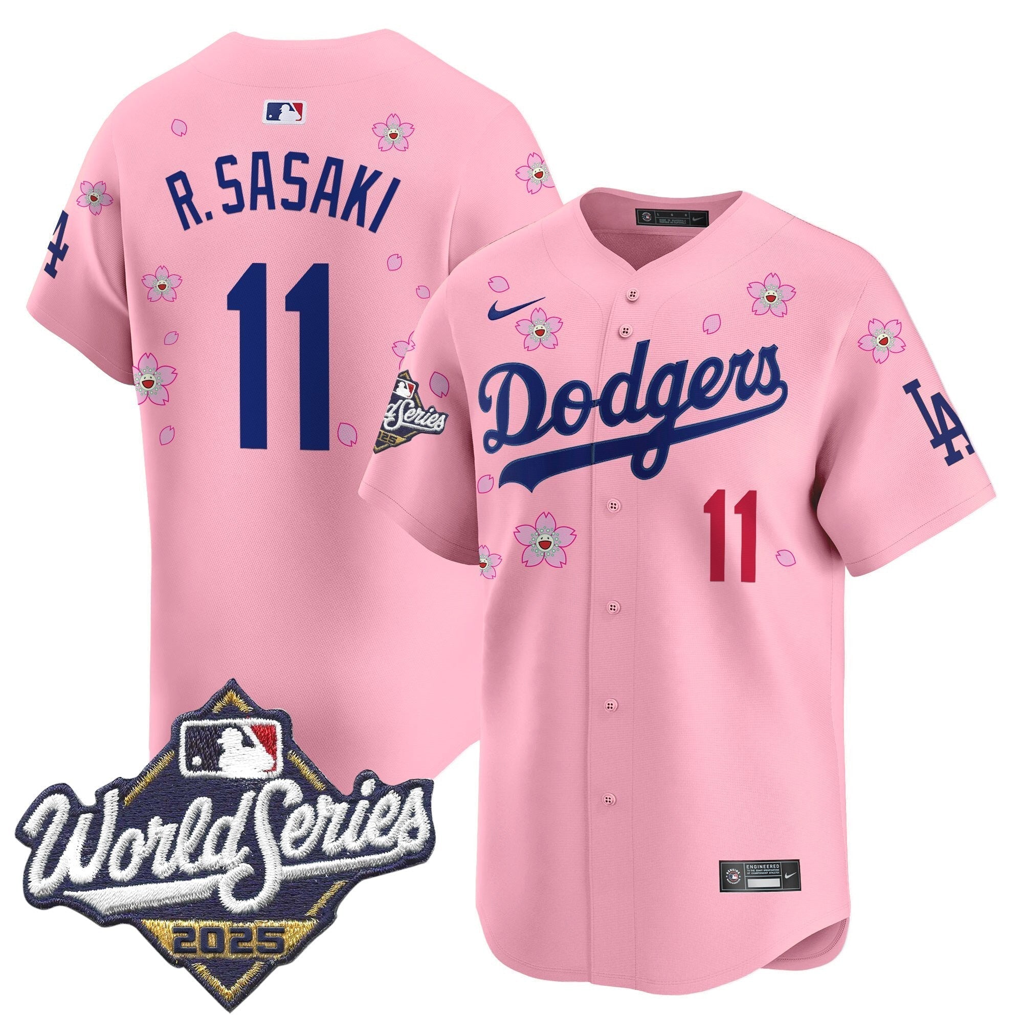 Dodgers 2025 World Series x Tokyo Series Vapor Premier Limited Jersey - All Stitched