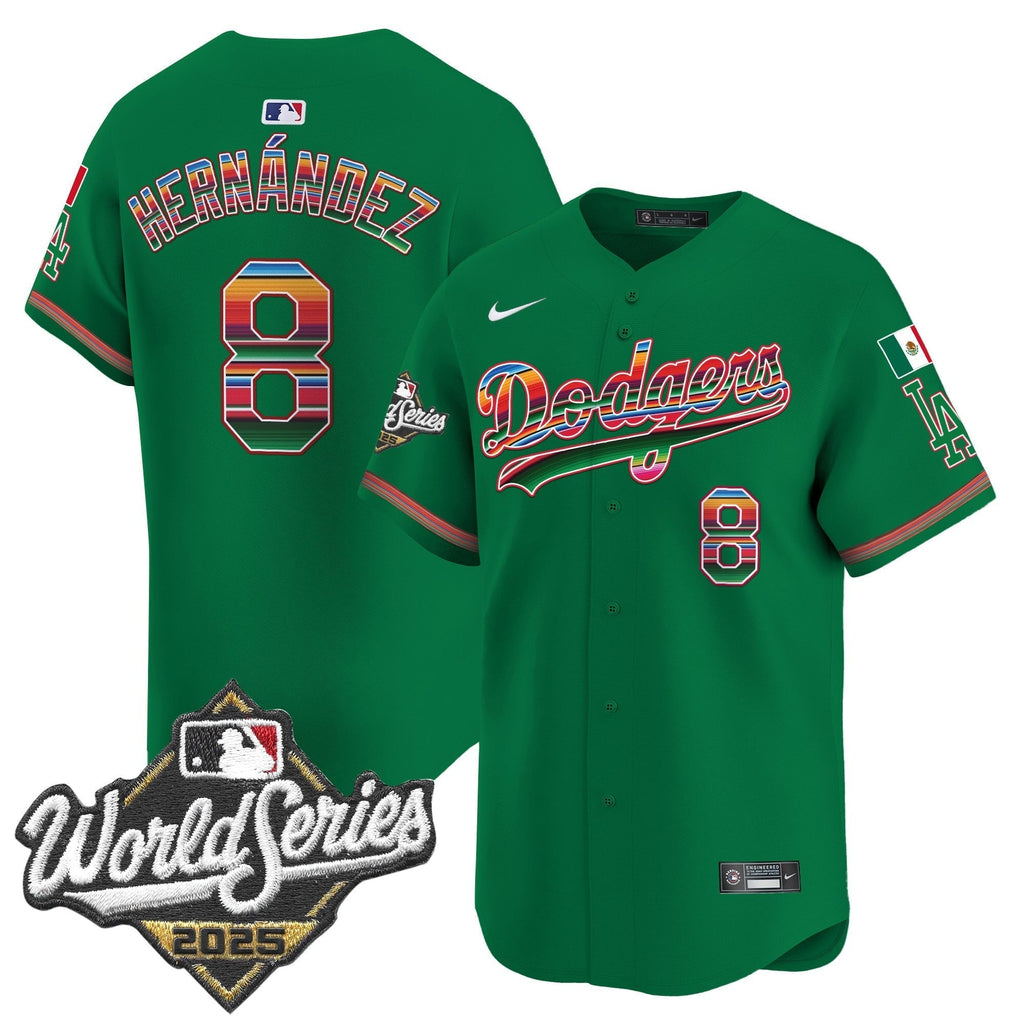 Dodgers Mexico 2025 World Series Vapor Premier Limited Jersey - All Stitched